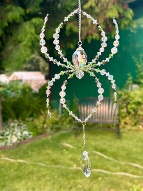 Crystal spider Suncatcher.